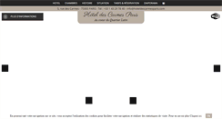 Desktop Screenshot of hoteldescarmesparis.com